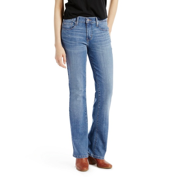 Levi's Denim - Levi's Women's 515 Bootcut Jeans Blue Denim Size 14